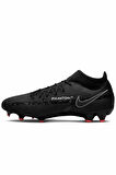 Nike Phantom GT2 Academy Dynamic Fit Fg/Mg Erkek Siyah Çoklu Zemin Krampon ( 1 NO BÜYÜK ALINIZ )
