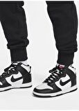 Nike Sportswear Swoosh High-Waist Fleece Siyah Kadın Uzun Düz Eşofman Altı DR5615-010 