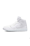 Air Jordan 1 Mid Sneaker Spor Ayakkabısı Dv0991-111 (BİR NUMARA BÜYÜK ALMANIZI ÖNERİYORUZ)