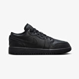 NİKE Jordan Air 1 Low Genç Çocuk Siyah Spor Ayakkabı