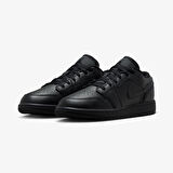 NİKE Jordan Air 1 Low Genç Çocuk Siyah Spor Ayakkabı