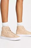 Nike Blazer Mid Premium Bilekli Kadın Bej Günlük Spor Ayakkabı 