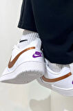 Nike Court Borough Low 2 SE Beyaz Deri Kadın Günlük Spor Ayakkabı
