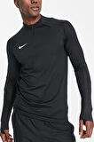 Nike Dri-Fit Strike Dar Kesim Erkek Siyah Antrenman Üstü