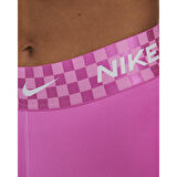 Nike Pro Dri-FIT Graphic Mid-Rise Kadın Tayt - aktif fuşya/okyanus bliss DX0080-623 PEMBE