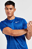 Nike Dri-Fit Miller Standart Kesim Lacivert Erkek Spor Tişört