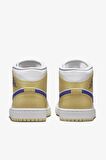 Nike Jordan Air 1 Mid Lemon Wash Gerçek Deri Bilekli Unısex Spor Ayakkabı