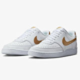 Nike Court Vision Lo Nn Kadın Sneaker Ayakkabı BEYAZ ALTIN