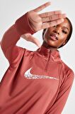 Nike Dri-FIT Swoosh Run Kadın Çeyrek Fermuar Kadın Antreman Üstü