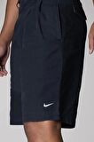 Nike Sportswear Life Pleated Chino Bol Kesim Siyah Erkek Kanvas Şort