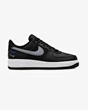 Nike Air Force 1 '07 Triple Swoosh Erkek Siyah Günlük Ayakkabı