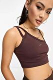 Nike Sportswear Everyday Modern Crop Kesim Kadın Kahverengi Atlet 