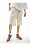Oversized Erkek Siyah Şort Short Dm6917-011
