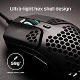 Hyperx Pulsefire Haste Black Oyuncu Faresi