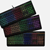 HyperX Alloy Core RGB Gaming Keyboard, TU 4p4f5a3 Oyuncu Klavyesi
