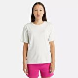 Timberland Short-Sleeve Tee Vıntage Whıte Kadın T-Shirt