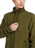 Timberland Yeşil Erkek Kapüşonlu Mont TB0A24CY3021_Mix Media Sherpa FZ Fl