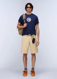 Napapijri S-PHOS SS-NP0A4G5AB2Q1 Lacivert Yuvarlak Regular Fit Baskılı Erkek T-Shirt