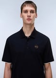 Napapijri E-BADGE SS 1-NP0A4GAC1761 Lacivert Erkek Polo T-Shirt