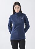 The North Face Fermuarlı Yaka Lacivert Kadın Sweatshırt NF0A4SVX8K21_W RESOLVE FLEECE 1/4 Z
