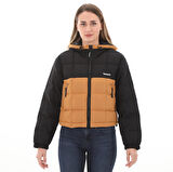 B0A5YTHP561-R Timberland Hooded Puffer Kadın Mont Kahve