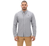 B0A6GPNB681-R Timberland Oxford Shirt Erkek G&amp;ouml;mlek Gri