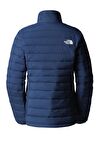 Belleview Stretch Down Hoodie Ceket Kadın Mavi