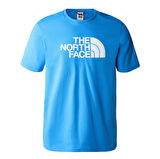 F0A2TX3LV61-R The North Face M S-S Easy Tee - Eu Erkek T-Shirt Mavi