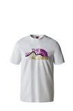 M S/S Mountain Line Tee Erkek Tişört NF0A7X1NVV11TNF43