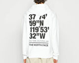The North Face M Coordinates Hoodie Erkek Outdoor Sweatshirts NF0A826UFN41 Beyaz