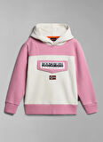 Napapijri Pembe Kız Çocuk Yuvarlak Yaka Uzun Kollu Sweatshirt NP0A4GMMMC01 K BURGEE W 2