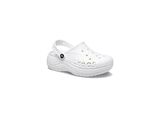 Crocs Baya Clog Platform Taban Terlik Sandalet Beyaz 208186-100