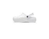 Crocs Baya Clog Platform Taban Terlik Sandalet Beyaz 208186-100
