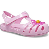 Crocs Isabella Charm Sandal T Çocuk Terlik 208455-6S0 Flamingo