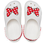208710-119 Crocs Disney Minnie Mouse Cls Clg T çocuk Terlik Beyaz
