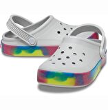 Crocs Off Court Glitter Band Clog K Çocuk Terlik 209714-1FS Atmosphere/Multi