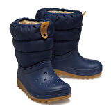 CROCS Classic Neo Puff Boot T Navy/Gum Çocuk Bot 207683-4PQ