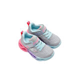 Kız Çocuk Gri Işıklı Spor Ayakkabı 302325N SMLT