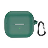 Gpack Samsung Galaxy Buds 3 Fe Uyumlu Kılıf Mat Kancalı Silikon SF13