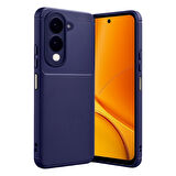 Gpack Vivo Y29S uyumlu Kılıf Negro Karbon Görünümlü Silikon