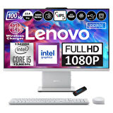 Lenovo Ideacentre Aıo 24IRH9 Intel Core I5-13420H Ddr5 32GB 512GB SSD Intel UHD Graphics 23.8 Fhd IPS Freedos Beyaz All In One Bilgisayar F0HN0055TRF10 + Zetta Flash Bellek