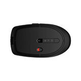 HP 710 Programlanabilir Şarj Edilebilir Sessiz Bluetooth Kablosuz Mouse Siyah 6E6F2AA