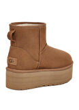 Ugg Deri Kahve Kadın Bot W CLASSIC MINI PLATFORM 1134991