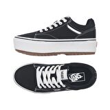 Vans VN0A5JLEBLK1 Seldan Platform St Günlük Ayakkabı Siyah-Beyaz