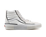 Vans Sk8 Hi Reconstruct Unisex Çift Katmanlı Soyulabilen Süet Günlük Ayakkabı VN0005UKQJM1 Beyaz