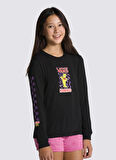 Vans Siyah Erkek Çocuk Bisiklet Yaka Uzun Kollu T-Shirt VN000779BLK1 HARIBO LS BFF