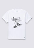 Vans Yuvarlak Yaka Düz Beyaz Erkek T-Shirt VN00061FWHT1 ALVA SKATES SS TEE