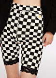 Vans Normal Siyah Kadın Şort VN00074SBLK1 OVERSIZED FLORAL LE