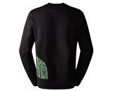 The North Face M Blown Up Logo Crew Erkek Outdoor Sweatshirts NF0A854AJK31 Siyah