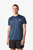 Reaxion Amp Crew Erkek Mavi T-Shirt NF0A3RX3HKW1